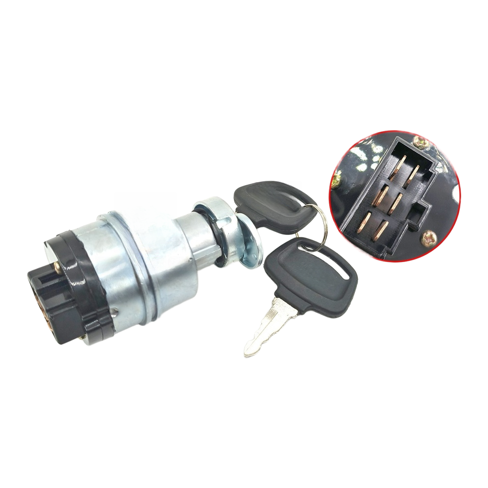 Heavy Equipment De - Ignition Switch Lock Key For Kato