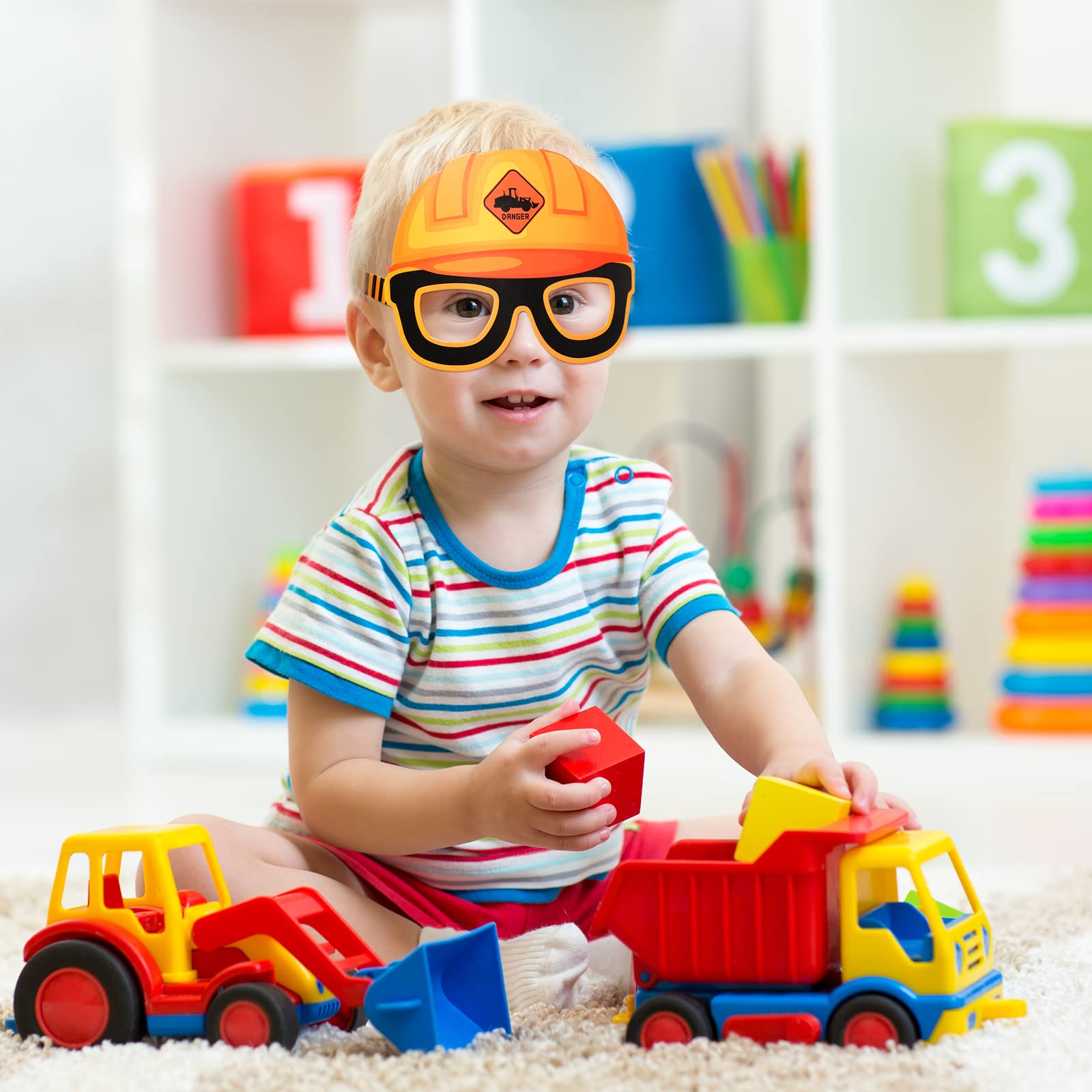 12Pcs Construction Theme Party - Heavy Equipment Birthday Theme review and price