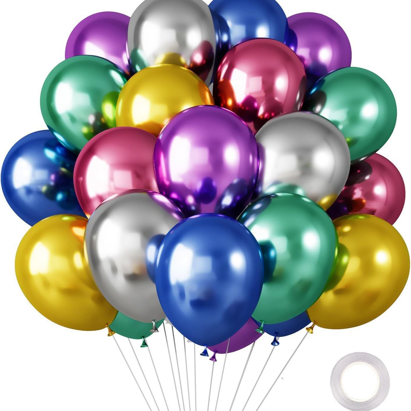 30pcs Chrome Latex Balloon Whi - Heavy Equipment Birthday Theme review and price