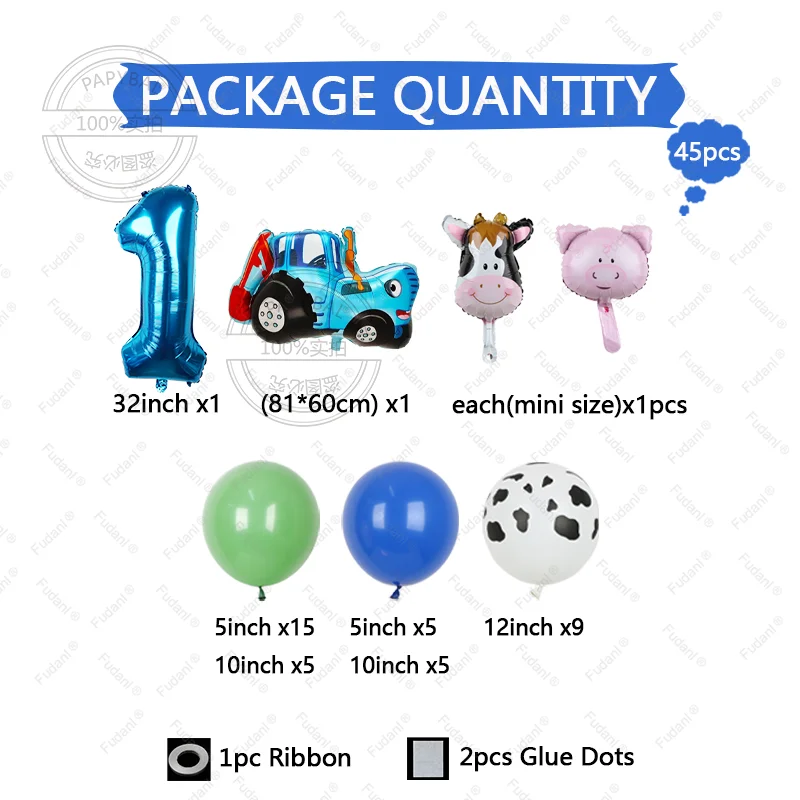 45Pcs/Set Excavator Tractor Nu - Heavy Equipment Birthday Theme review and price
