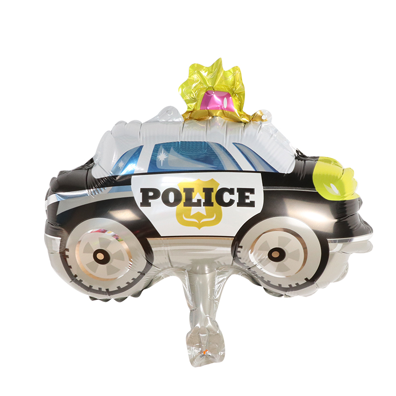 10Pcs Mini Cartoon Car Foil Ba - Heavy Equipment Birthday Theme review and price