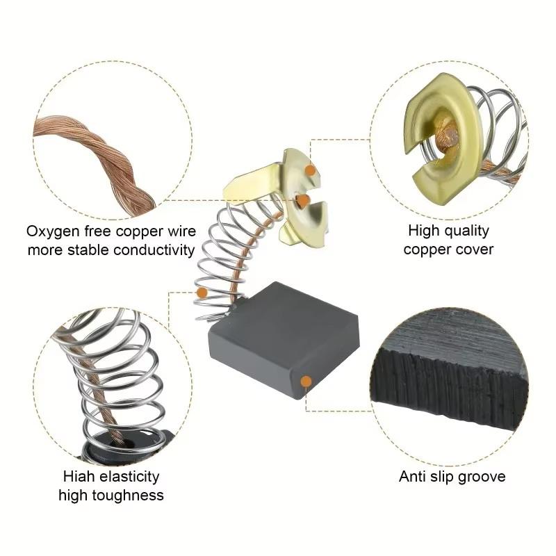 50pcs Heavy-Duty Carbon Brush  - Heavy Equipment Grinder review and price