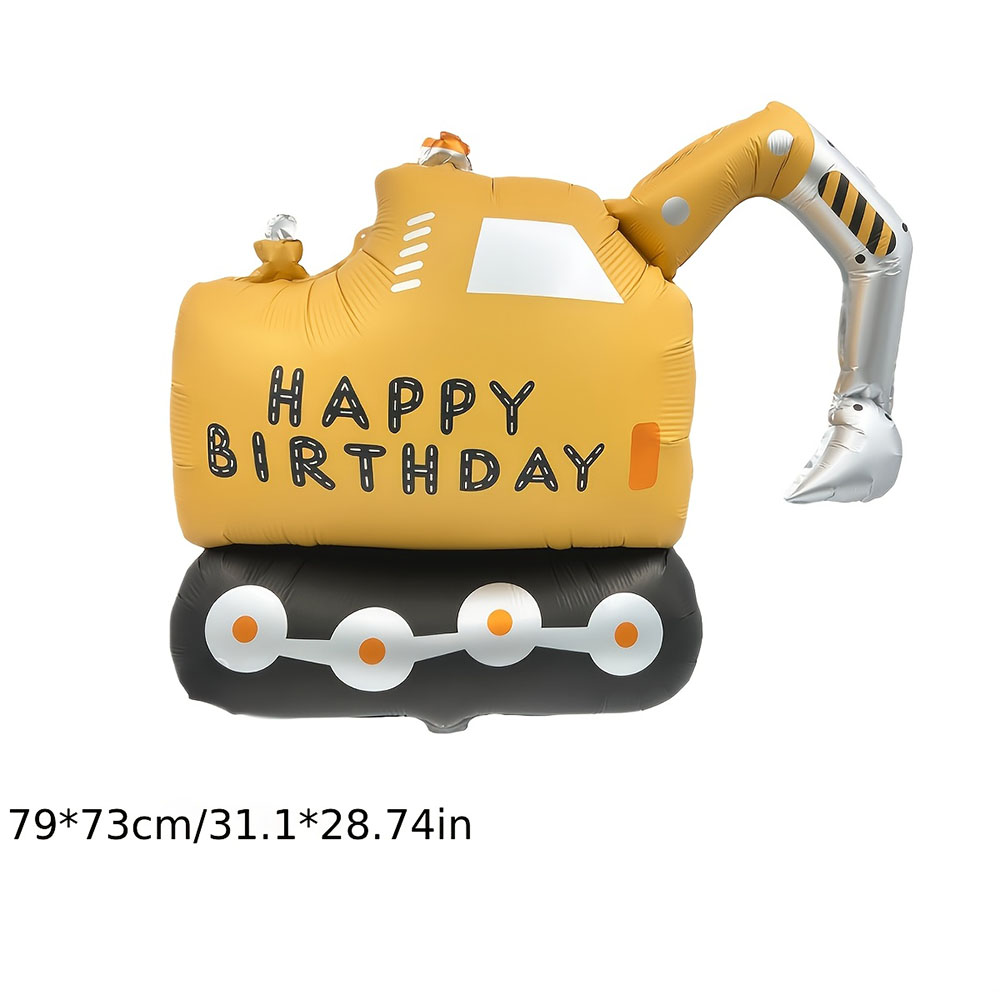 Construction Party Balloon Mat - Heavy Equipment Birthday Theme review and price