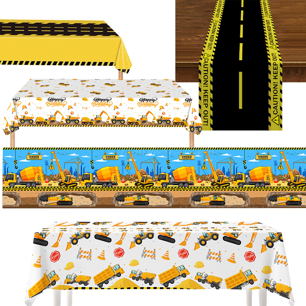Construction Vehicle Party Dec - Heavy Equipment Birthday Theme review and price
