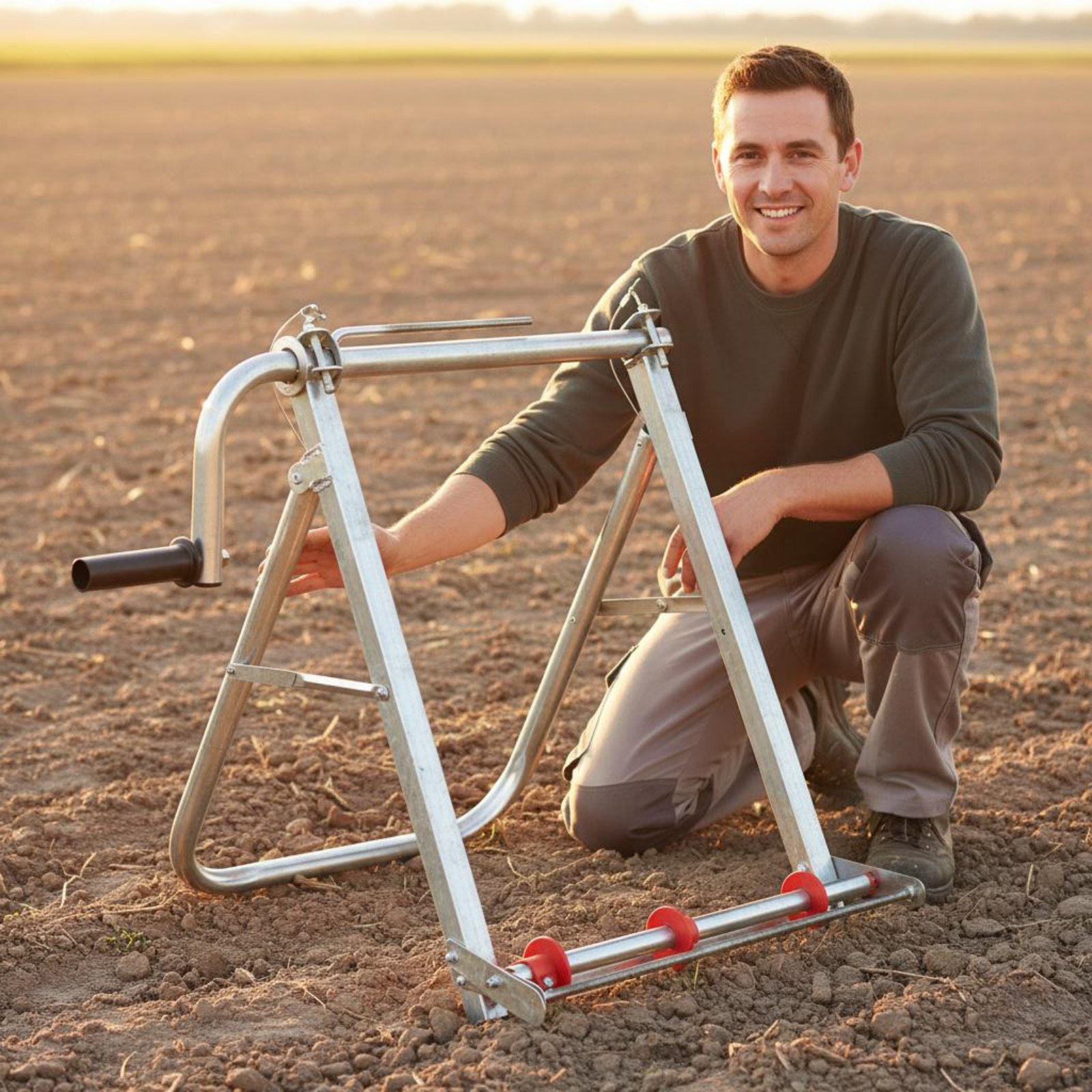 Flat Hose Reel Hand Crank Manu - Heavy Equipment Workshop review and price