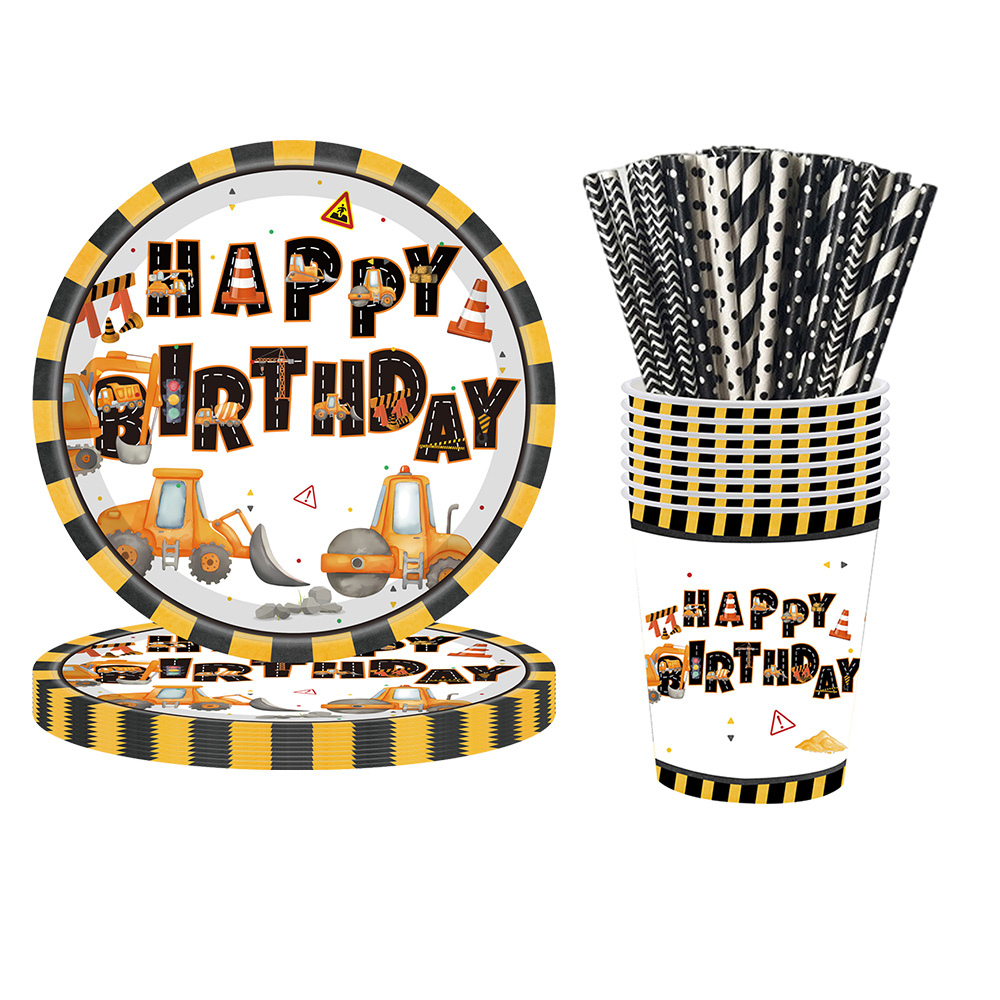 Construction Engineering Slap  - Heavy Equipment Birthday Theme review and price